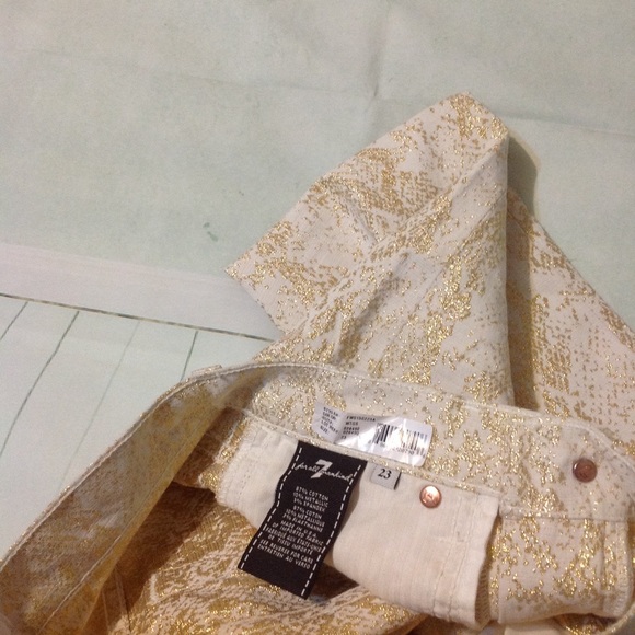 🦋 7FAM skinny jeans size 23x29.5 - Picture 6 of 8